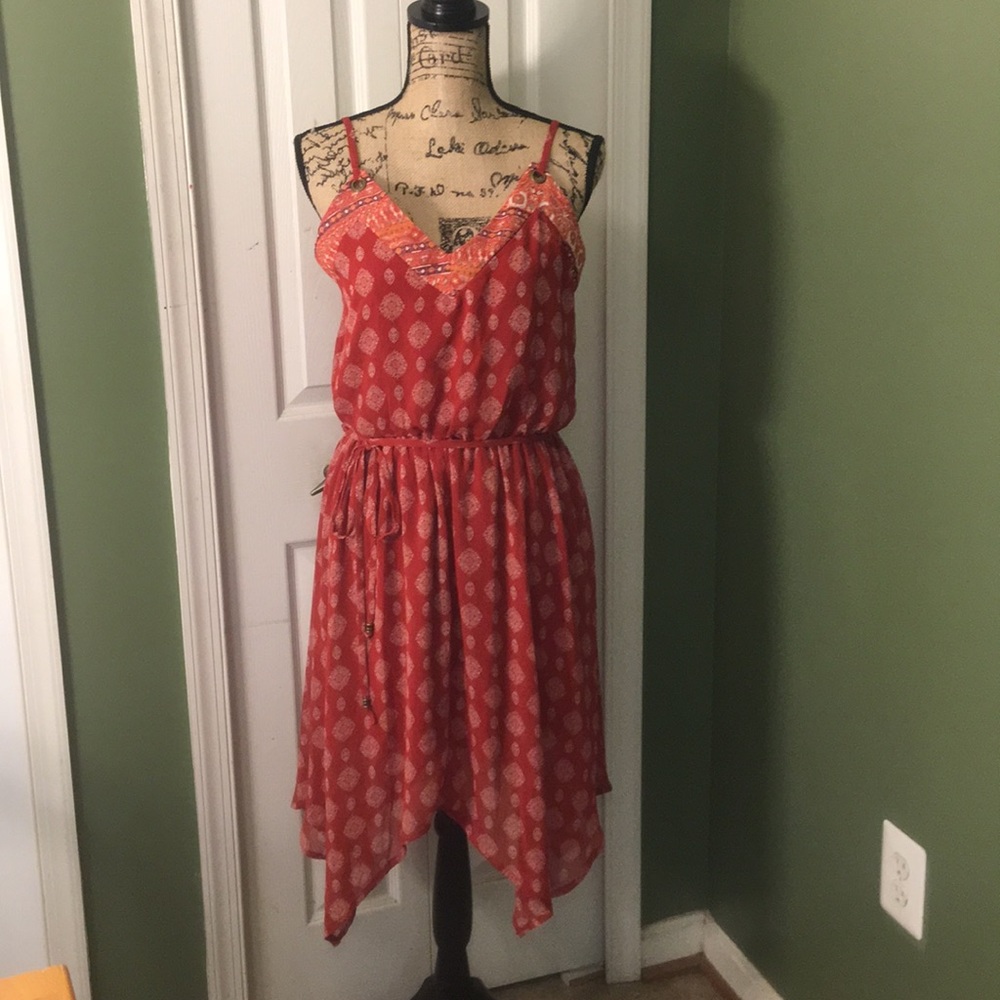 🆑 Coral River Sharkbite Dress
